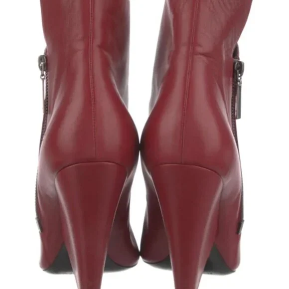 Saint Laurent Leather Bootie Women's Size: 10 | IT 40 - Picture 4 of 5